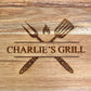 Personalised grill board