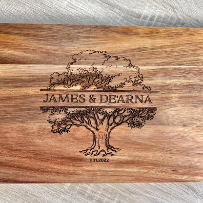 First names tree board