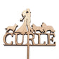 Silhouette surname topper - Younique Collective