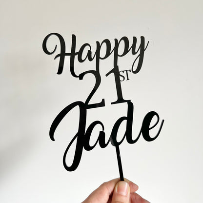 YES we make custom cake toppers - Younique Collective